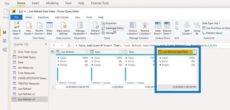 วันที่ & เวลารีเฟรชครั้งล่าสุดใน LuckyTemplates – โซลูชันที่อัปเดตแล้ว