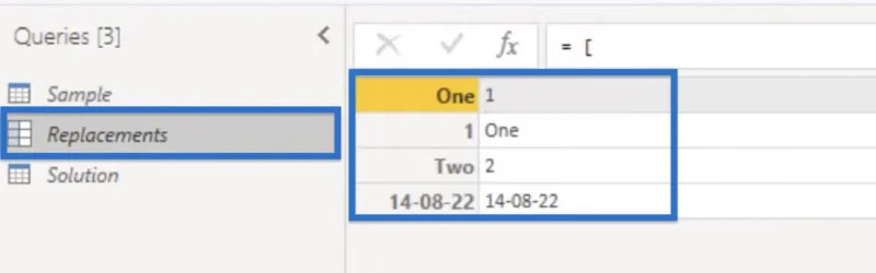 Gantikan Nilai Untuk Teks Padanan Dalam Power Query