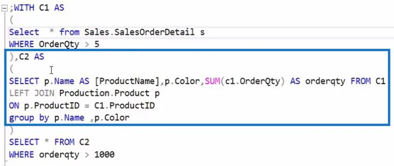 Ungkapan Jadual SQL Biasa Untuk Pengguna LuckyTemplates