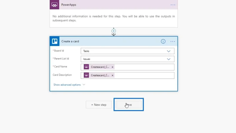 Penyepaduan PowerApps Dalam Microsoft Power Automate