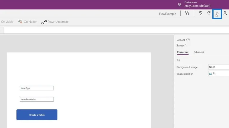 Penyepaduan PowerApps Dalam Microsoft Power Automate