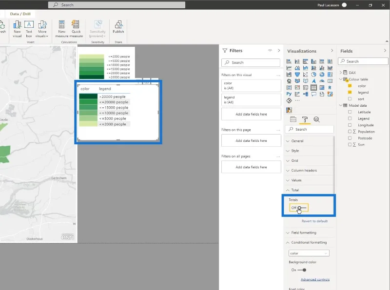 LuckyTemplates Map Visual: een aangepaste legende maken en toevoegen in LuckyTemplates