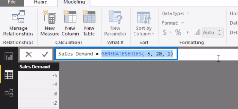 Funzionalità del parametro "What-If" di LuckyTemplates