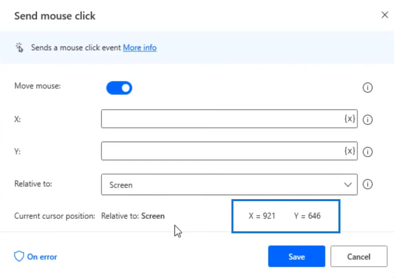 Power Automate Desktop&nbsp;: comment utiliser la fonction Envoyer un clic de souris