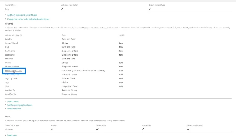 คอลัมน์จากการคำนวณใน SharePoint |  ภาพรวม