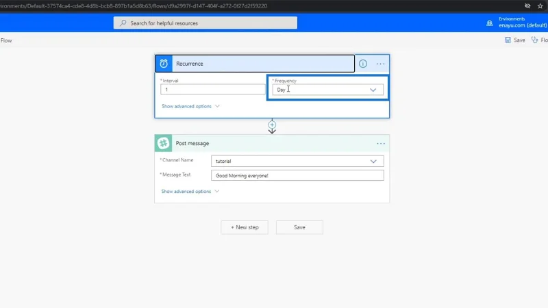 Aliran Kerja Berjadual Dalam Microsoft Power Automate