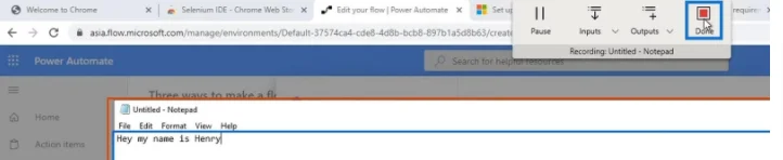 Input Aliran UI Dalam Microsoft Power Automate