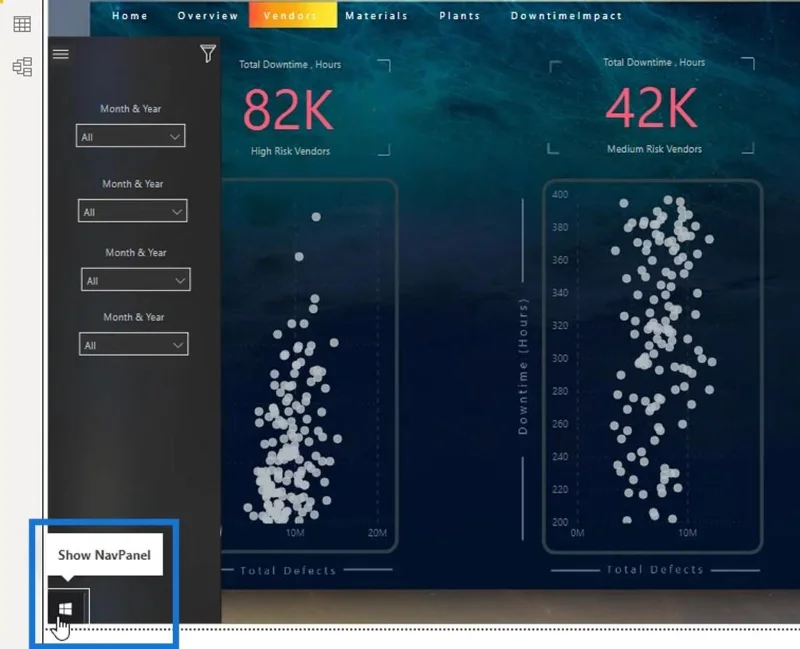 Report interattivi di LuckyTemplates: navigazione e segnalibri