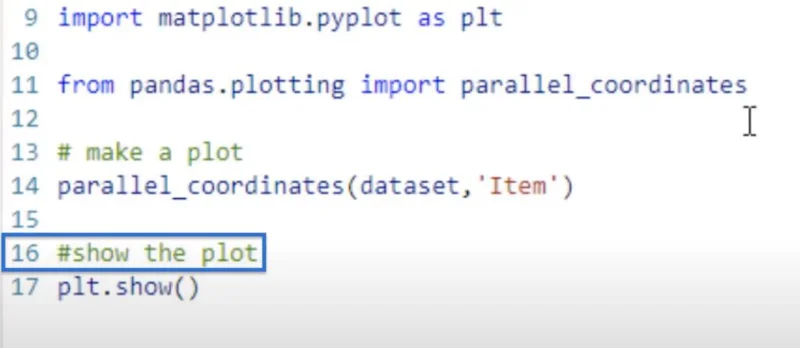 Cara Membuat Plot Koordinat Selari Dalam Python