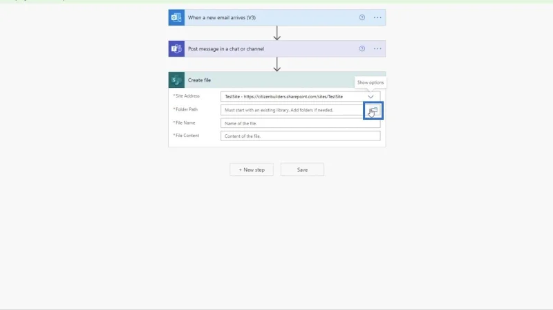 Aliran MS: Bagaimana Untuk Muat Naik Dalam SharePoint Melalui E-mel