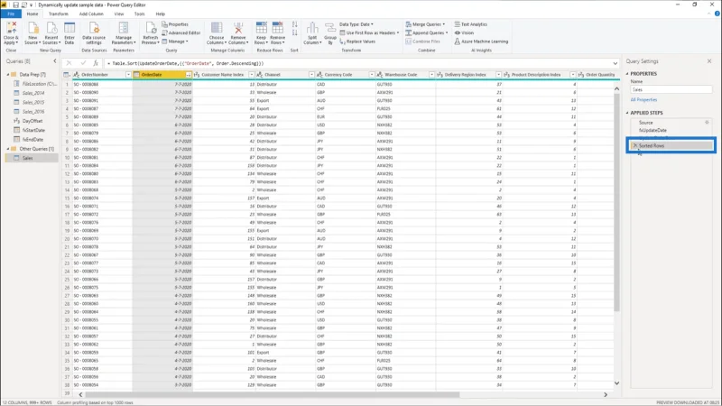 Cipta Set Data Amalan Yang Selalu Dikemas Kini Dalam LuckyTemplates