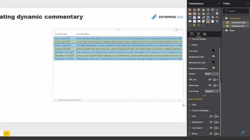Visualisasi Data Dengan LuckyTemplates: Tambahkan Ulasan Pada Laporan Anda Dengan Cara Dinamik