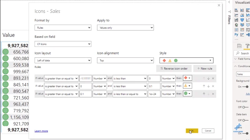 Pemformatan Bersyarat Dalam Kumpulan Pengiraan – LuckyTemplates