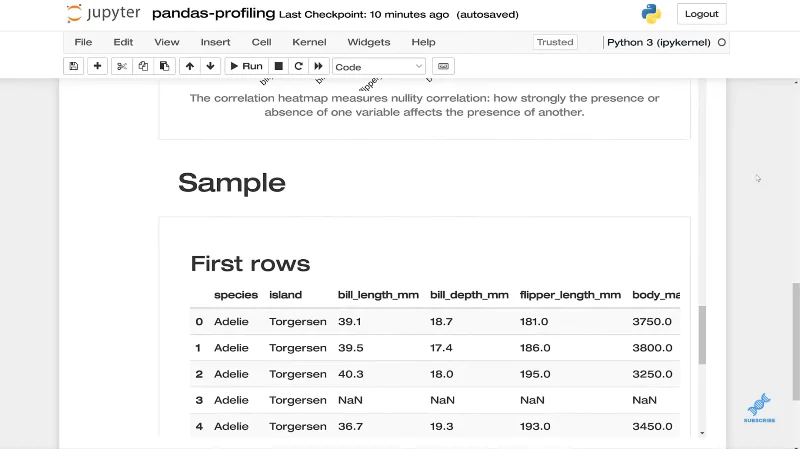 Set Data Dalam Panda Dengan ProfileReport() |  Python Dalam LuckyTemplates
