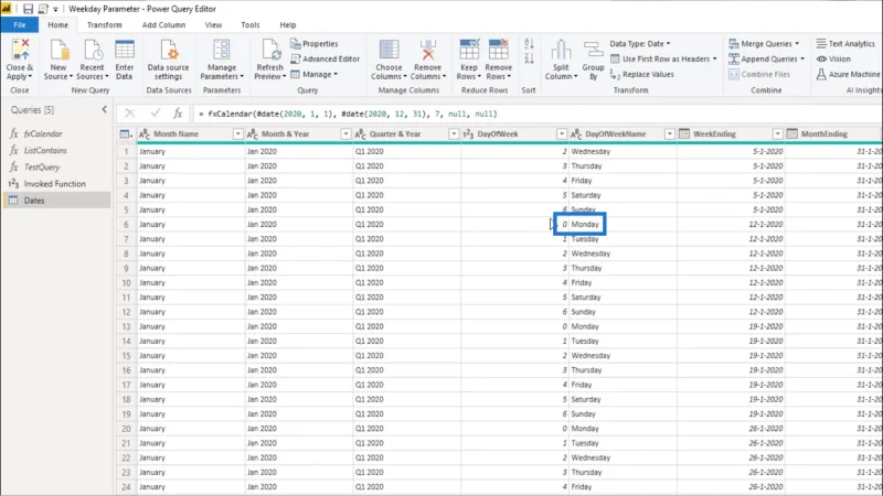 Fungsi M Untuk Jadual Tarikh – Cara Menambah Parameter Dalam Editor Pertanyaan