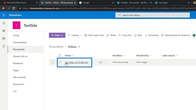 Versi SharePoint Untuk Fail Bukan Pejabat