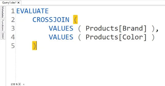 DAX CALCULATETABLE Vs FILTER Fungsi