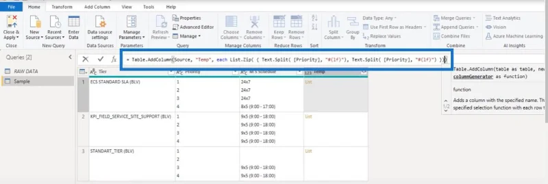 Tutorial Pertanyaan Kuasa Pemisahan Lajur LuckyTemplates: Cara Membahagikan Sel Excel Berbilang Baris Dalam LuckyTemplates