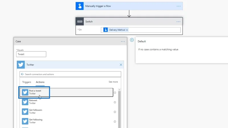 Power Automate Cambia azione di controllo nei flussi di lavoro