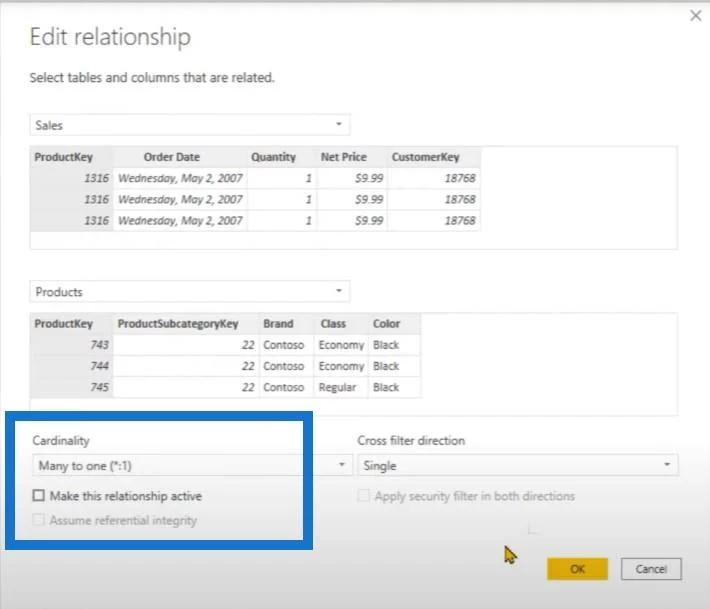Jadual Dikembangkan Dalam LuckyTemplates