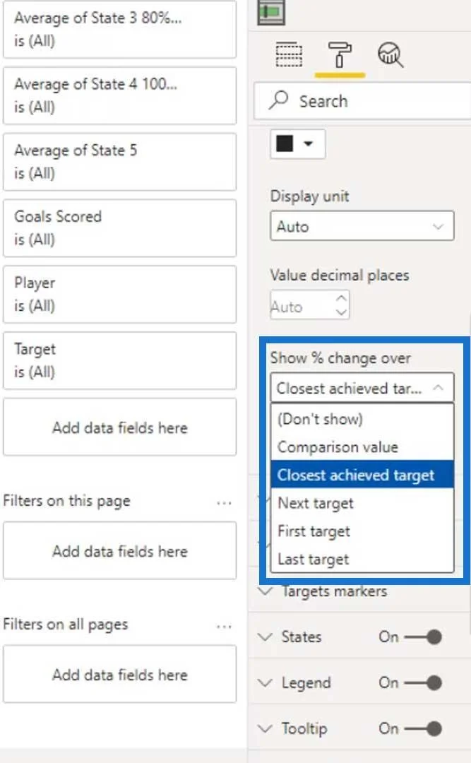 Carta Bullet: Visual Tersuai Lanjutan Untuk LuckyTemplates