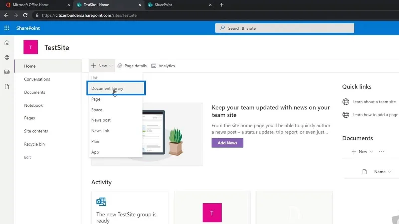 SharePoint-Dokumentbibliothek |  Anfänger-Tutorial