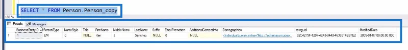 การใช้งานตาราง SQL เบื้องต้น