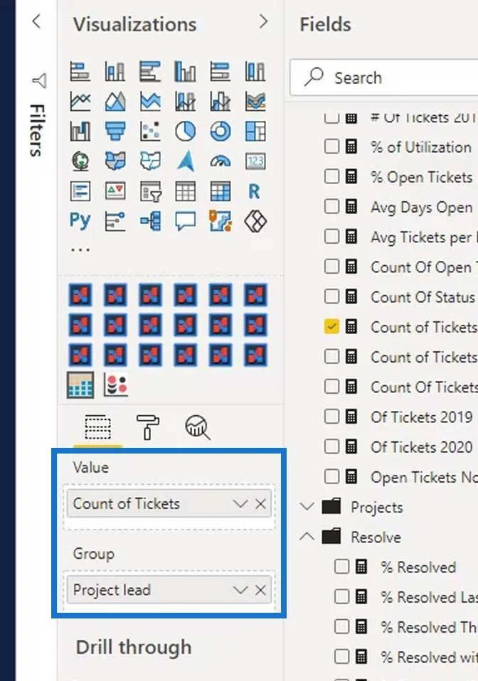 Carta Wafel: Visualisasi Tersuai LuckyTemplates