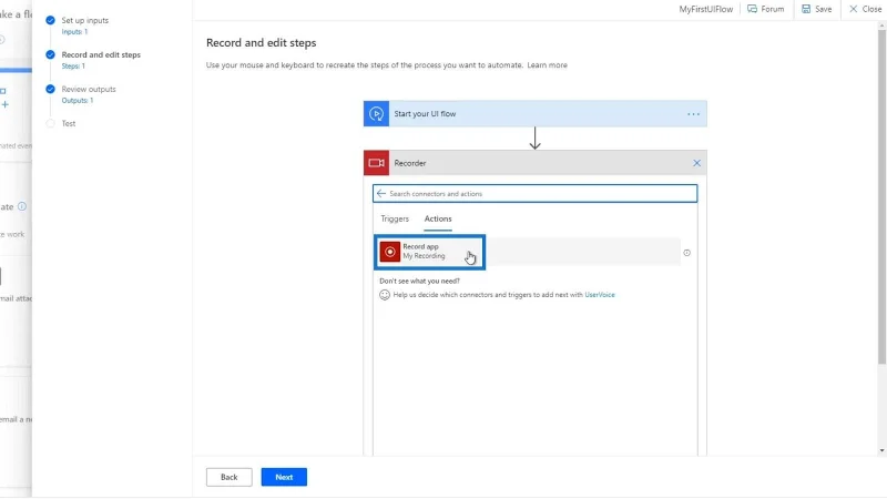 Input Aliran UI Dalam Microsoft Power Automate