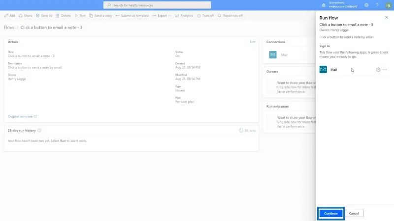 Templat Automate Kuasa |  Mencipta Dan Menjalankan Aliran