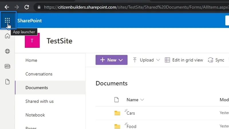 Menambah Fail SharePoint Pada Komputer Anda
