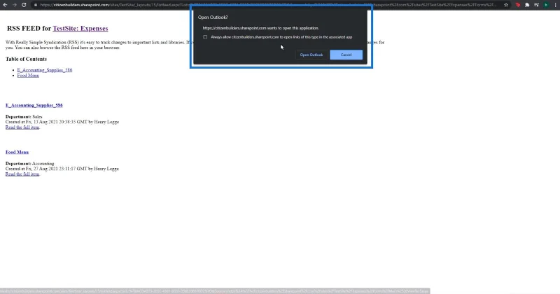 Suapan RSS Dalam SharePoint: Gambaran Keseluruhan