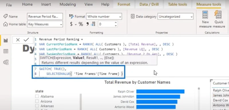 Visualisasi Kedudukan Dalam LuckyTemplates – Visual Dinamik
