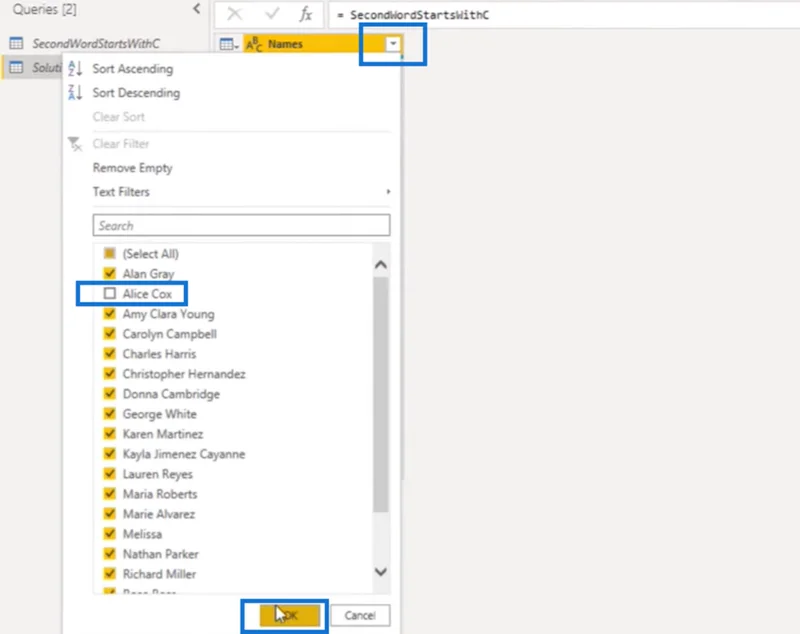 Penapis Power Query Oleh Tutorial Huruf Pertama Atau Watak Tertentu