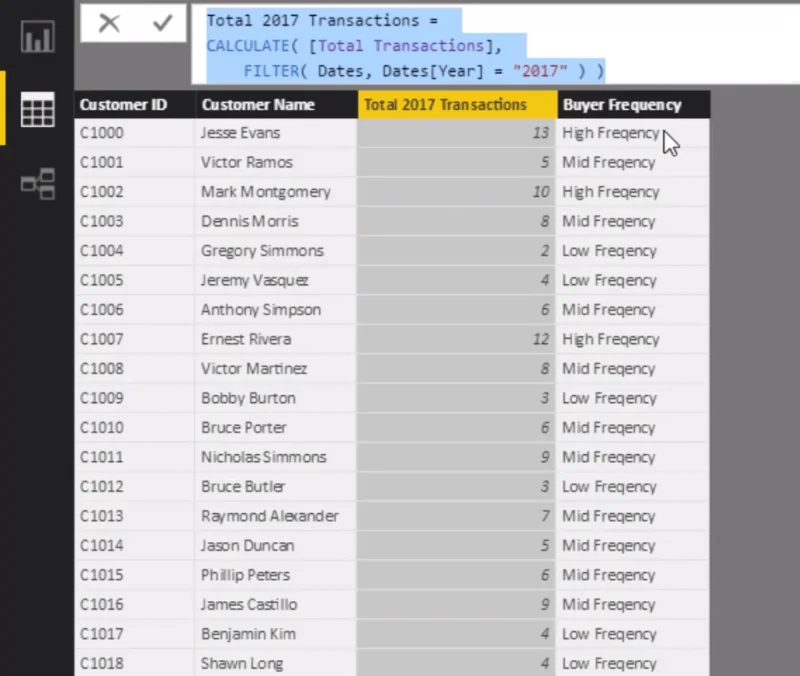 Mencari Corak Dalam Data Anda Menggunakan Logik Dalaman Dalam LuckyTemplates