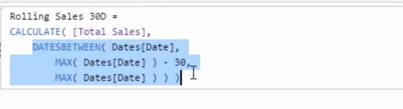 Kira Jumlah Gulungan Menggunakan DATESBETWEEN Dalam LuckyTemplates