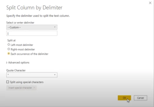 Tutorial Pertanyaan Kuasa Pemisahan Lajur LuckyTemplates: Cara Membahagikan Sel Excel Berbilang Baris Dalam LuckyTemplates