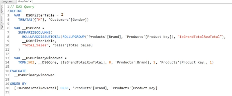 Query di LuckyTemplates Performance Analyzer: una panoramica