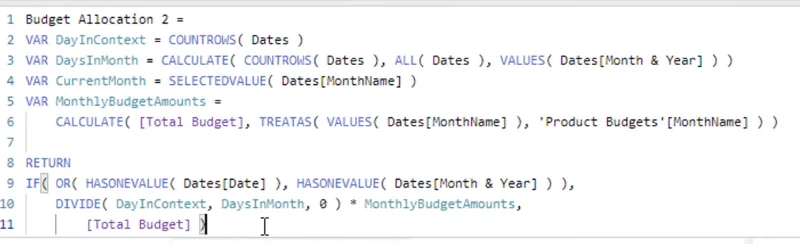 Formula Peruntukan Belanjawan Terbaik Untuk Analisis LuckyTemplates