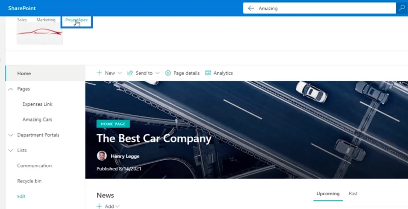 Fungsi Carian SharePoint