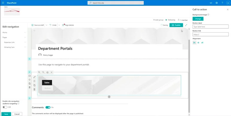 Elemen Navigasi Tapak SharePoint: Gambaran Keseluruhan