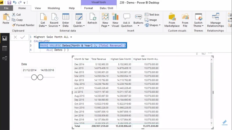 Perbezaan Antara Fungsi DAX SEMUA DAN SEMUA PILIH Dalam LuckyTemplates