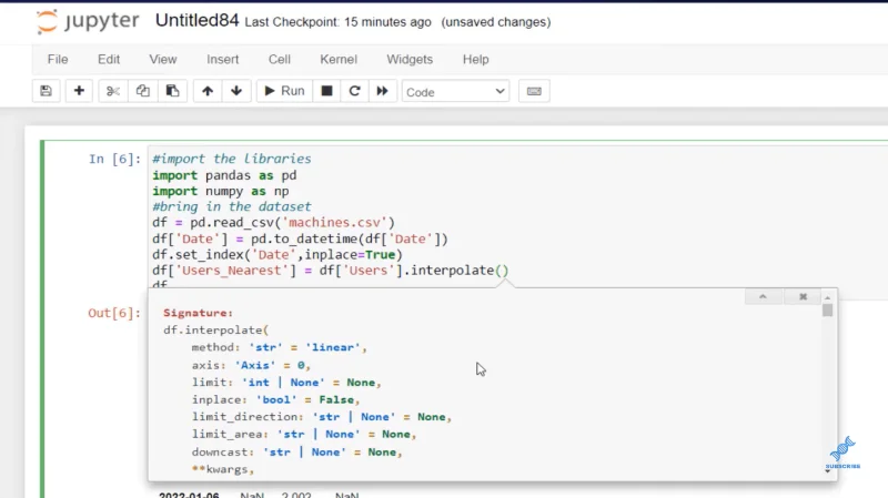 Mengendalikan Data Hilang Dalam Python Menggunakan Kaedah Interpolasi