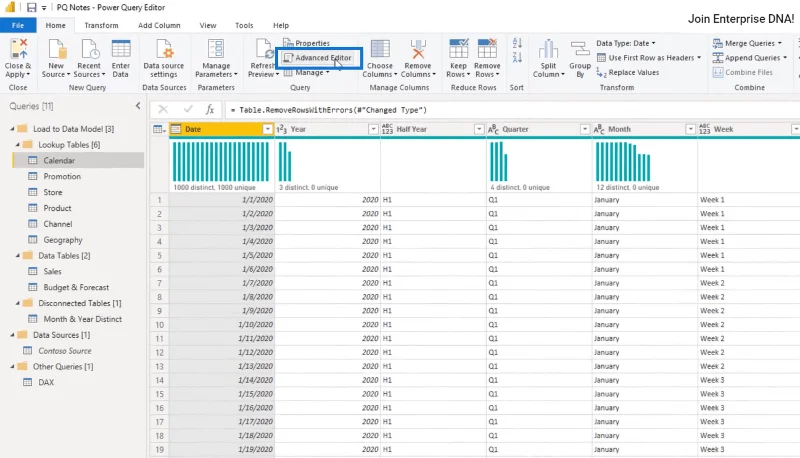 Power Query: Cara Menambah Nota dengan Pantas