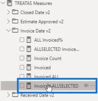 Prozentsatz der Gesamtmenge unter Verwendung von ALL und ALLSELECTED