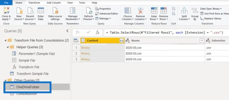 Power Query: Gabungkan Fail Dari Berbilang Folder