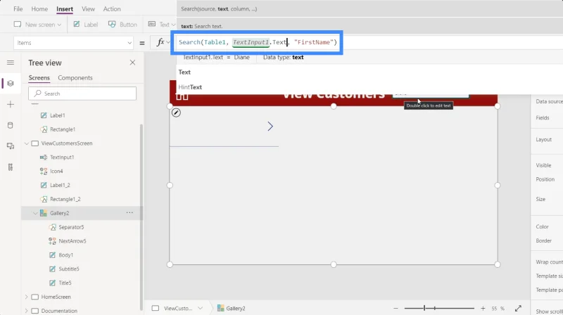 ฟิลด์ค้นหา PowerApps: วิธีเพิ่มและปรับแต่ง