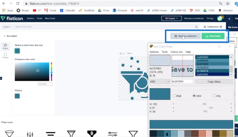 Pemilih Kod Hex Warna Untuk Laporan LuckyTemplates