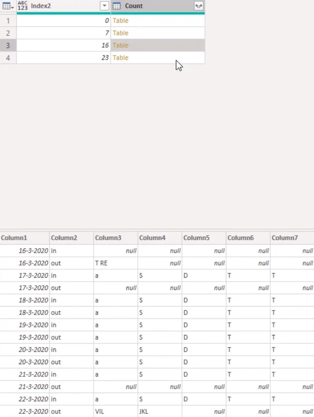 Reka Letak Kalendar Kepada Format Jadual Menggunakan Power Query