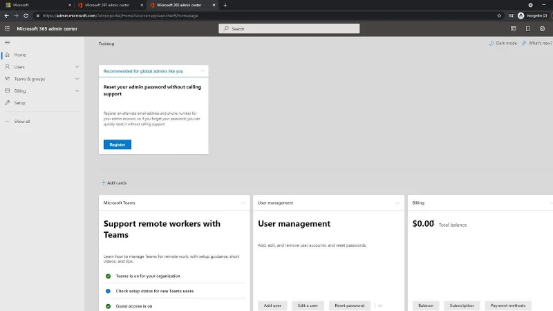 Tutorial MS SharePoint: Penciptaan Akaun